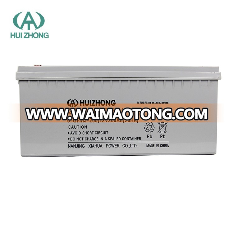 high quality solar deep cycle AGM GEL battery 12v 200AH 250AH 300AH for home use