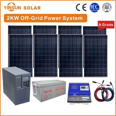 2000W off-Grid Solar Power System for Home Solar Energy PV System